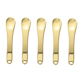 Outanaya 5pcs Eye Cream and Face Cream Mini Scoops Multi-purpose Makeup Pick Sticks for Skincare Application Zinc Alloy Massage Spoons Portable and Easy to Use