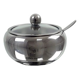 Kinghoff Beauty in the Simple Form Sugar Bowls (460 ml | Shine)