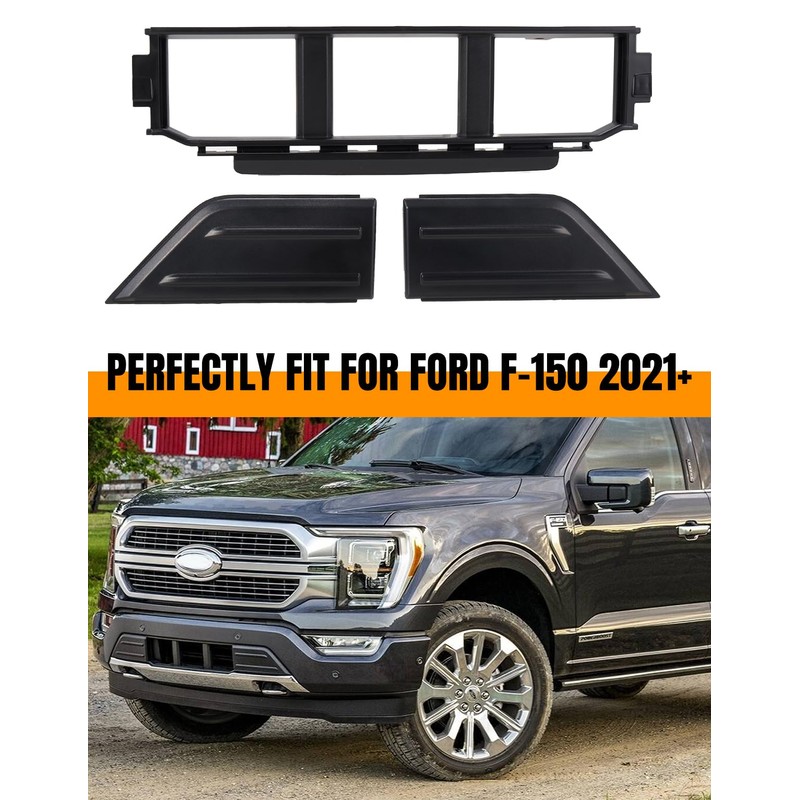 HAKA TOUGH Front Bumper Trim Center Cover Kit for Ford