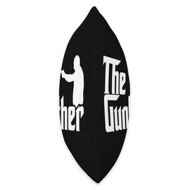 The Gun Father Funny Hunting Fan Dad Gifts Throw Pillow, 18x18, Multicolor