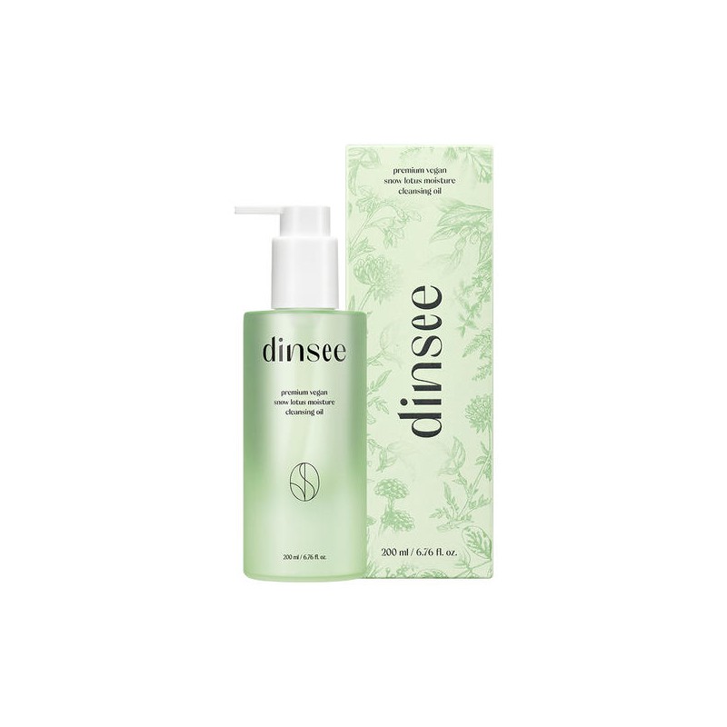 DINCI [유한양행/공식] 딘시 프리미엄 비건 눈연꽃 히알루론산 수분 클렌징 오일