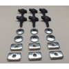 Universal Easy On Off Hard Top Fasteners Nuts Bolts Used