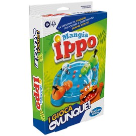 Hasbro Gaming IPPO Ippo I Play Anywhere Portable Toy for 2 Players, Travel Game for Boys and Girls, Includes 2 Hungry Hippos