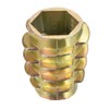 sourcing map Furniture Threaded Insert Nuts Zinc Alloy Hex-Flush M10