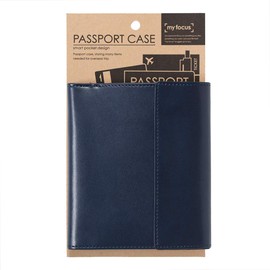 ナカバヤシ my focus パスポートケース ネイビー MY-PC-001N