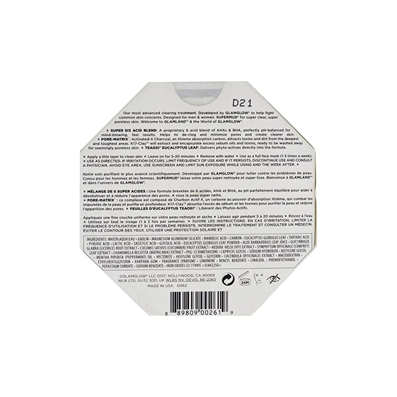 Glamglow Supermud Clearing Treatment, 50 g