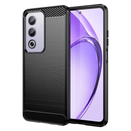 USDILU LS Case for OPPO A80 5G Funda Uso Rudo Protector TPU Suave Durable Silicón Flexible Cover Negro Carcasa