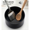 Cooler Kitchen Jumbo Extra Large Sturdy Rotating Black Utensil Holder
