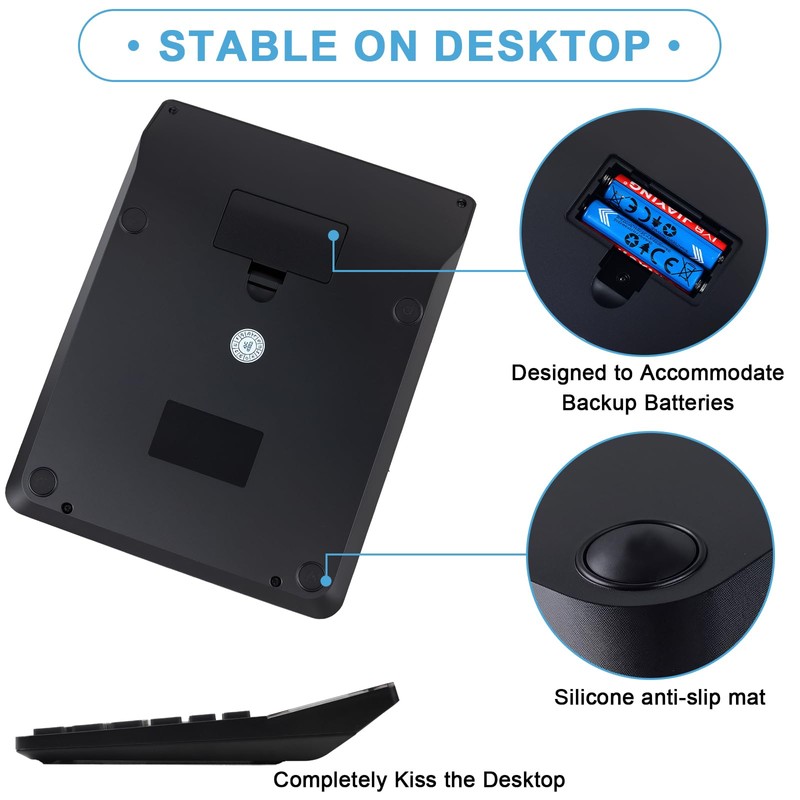 Desk Calculator, IPepul Basic Desktop Calculators Big Buttons and 2