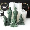 Xidmold - Molde de vela de Buda 3D para escultura,