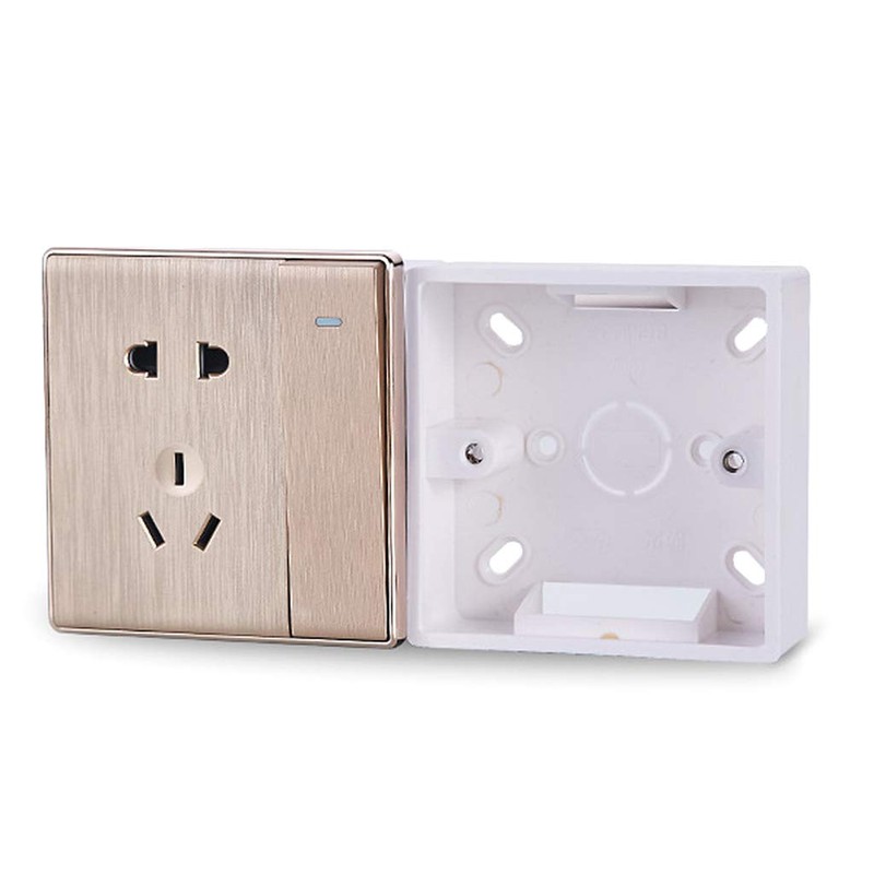Buwei 86 x 86 PVC thickening junction box wall mount