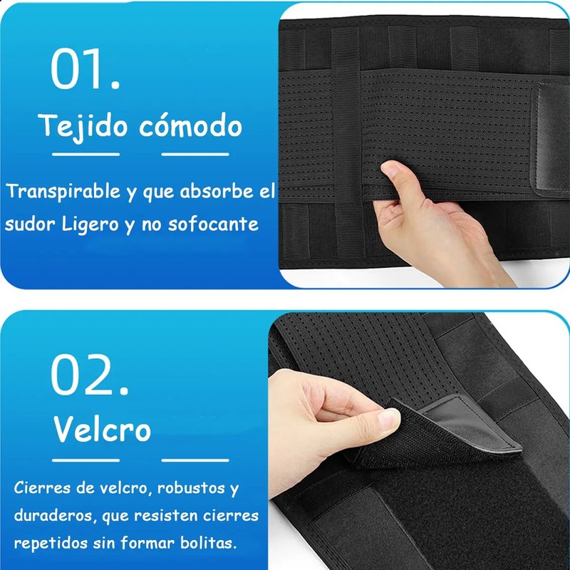 Cinturon Para Pesas Mujer Faja Gym Trabajo Carga Sport
