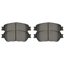 AutoShack Front Performance Ceramic Brake Pad Set Driver and Passenger Side Replacement for Lexus ES330 ES300 Toyota Camry 2004-2008 Solara 2004-2010 Sienna 2005-2007 Avalon 2005-2015 Tacoma V6 PCD906