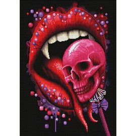 RICUVED Skull Diamond Painting Kits for Adults,5D Diamond Painting Kits,Full Drill DIY Diamond Painting Kits Diamond Art for Home Wall Decor Art(30x40cm)