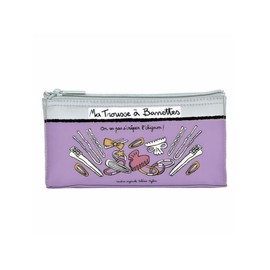Derrière la Porte - Pencil Case for Hair Accessories, Helen Hair Clips, Purple, Classic, Purple, Classic