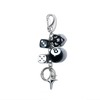 Kabwea 8 Ball Cube Charm Keychain, Cute Bag Purse Handbag
