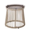 GDF Studio Outdoor Modern Patio Accent End Table Small Side