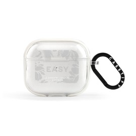 CASETiFY Airpods (3rd Gen) Impact Case with Ring - Hello There Earbuds Case - Clear