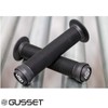 Gusset Sleeper Flanged Grips - Black