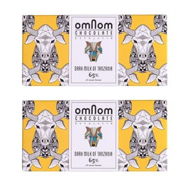 OmNom Dark Milk of Tanzania 65% (Pack of 2)