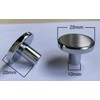 Vandicka 8 Pcs Shiny Silver Cabinet Door Knobs & Drawer