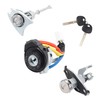 Dasbecan Ignition Switch Door Lock Cylinder with 2 Keys Compatible