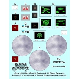 Paragrafix Battlestar Galactica - Moebius TOS Viper Photoetch Set - PGX175