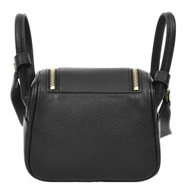 Womens Faux Leather Shoulder Bag Mini Fashion Handbag Celeste (Black)