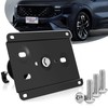 No Drill Tow Hook License Plate Mount Relocator Bracket Kit