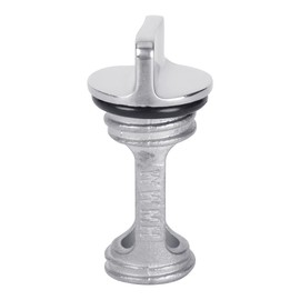 White Water 8076SP Marine 316 Stainless Steel Replacement Plug for 8076S Captive Garboard Drain Plug 1" Cut-Out, Oval