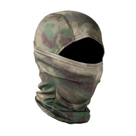 Lovelegis Military Camouflage Balaclava - Tactical - Balaclava - Hood - Windproof - Snowborad - Motorcycle - Winter Sports - Mask - Versatile - Breathable - Neck Warmer, Camouflage green and dark