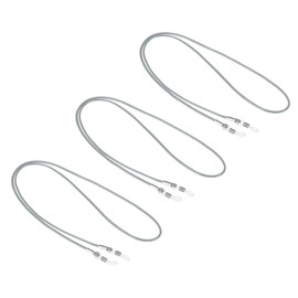 PATIKIL Eyeglass Holder Chains, 3 Pack Adjustable Eye Glasses Neck Strap String Safety Lanyard Sunglasses Eyewear Retainer for Men Women, Grey