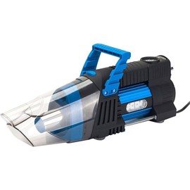 Aspiradora de Mano inalámbrica portátil de 120 W, Potente succión, for Uso en seco y húmedo, Ligera, Recargable, pequeña, for Coche, Caravana, Barco, 