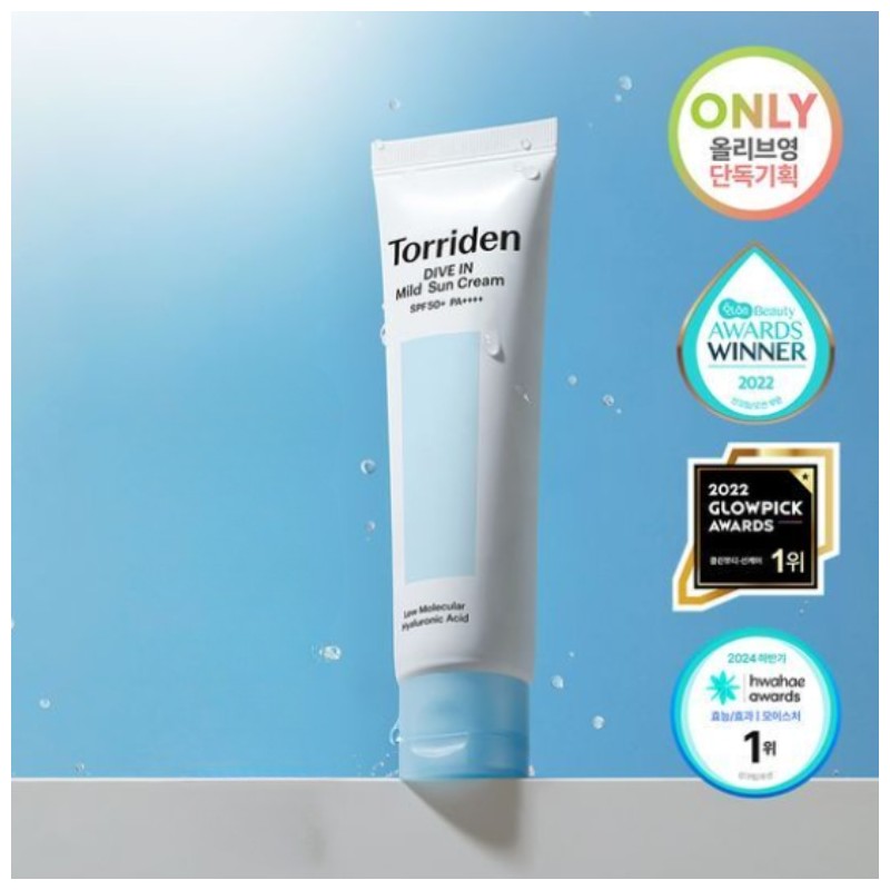 TORRIDEN Dive In Mild Suncream SPF50+ PA++++ 60ml