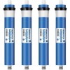 Geekpure 4 Pack Universal Compatible 50 GPD Reverse Osmosis RO