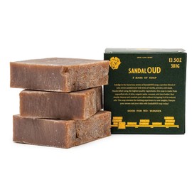 Iron Lion Soap - SandalOUD Body Soap - Plant Based, Vegan, Handmade Organic Bar Soap - Bath Soaps for Acne, Eczema and Sensitive Skin (3 Pack)