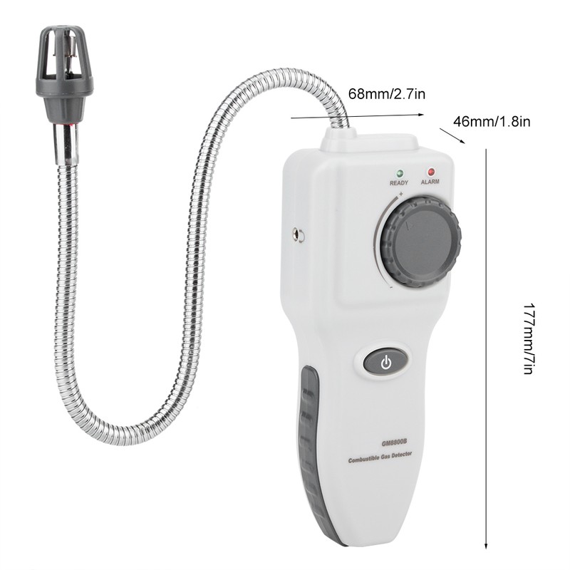 Gas Detector Combustible Gas Leakage Tester Detection Instrument for Methane