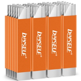 DIYSELF 24-Pack Utility Knife, Retractable Box Cutter for Cartons, Cardboard and Boxes, Boxcutter, Small Box Knife, Box Cutters Bulk (Orange)