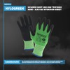 SARA Men's Work Gloves - Nylon Gloves with Latex Coating