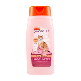 Hartz Groomer's Best Cat Shampoo, Extra Gentle Hairball Control, 15 Ounces