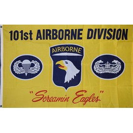 NEOPlex Economy 3' x 5' Military Flag - 101st Airborne "Screamin Eagles"