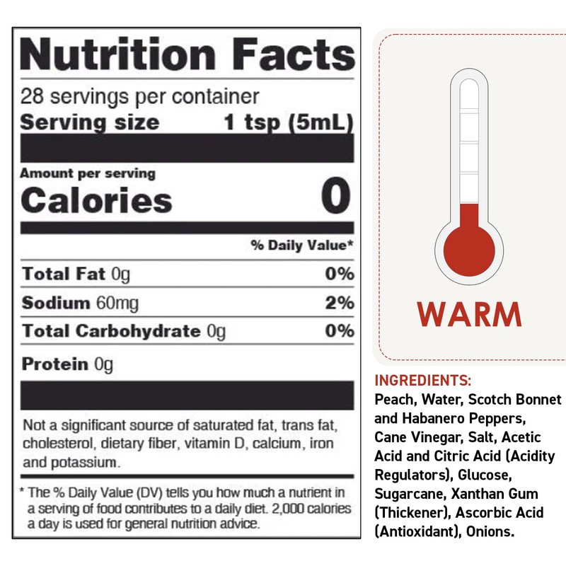 Dave's Gourmet Scotch Bonnet Hot Sauce - Warm to Very