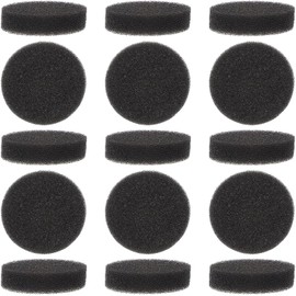 Esponjas Limpiadoras de Maquillaje 15 Piezas para Brochas de Sombras y Base, Esponjas Secas de Algodón para Limpieza Rápida en Caja Compacta, Suministros para Cuidado Facial