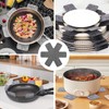 15pcs Felt Pan Protectors for Stacking, 3 Sizes Anti-Slip Heat