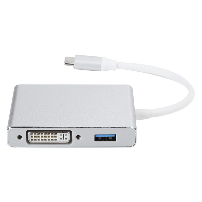 Cable Adapter Converter 4 in 1 TypeC to HDMI DVI
