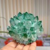 Extra Large Rough Clear Quartz White Crystal Cluster and Green