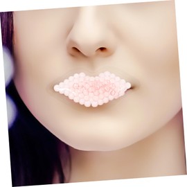 NOLITOY 3pcs Lip Cooling Gel Sheet Lip Mask Overnight Lip Shape Ice Bag Hot Cold Compress Lip Pads Corner Protector Summer Lip Pad Corner Protectors for Furniture Pink