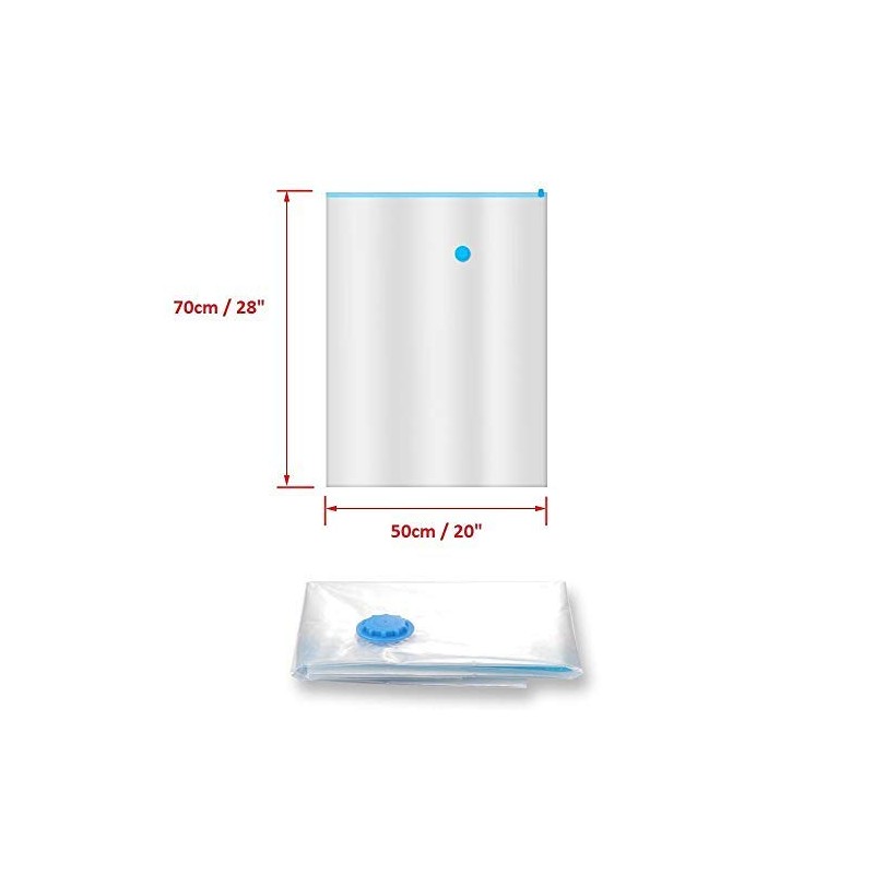 TAHA ® 10 Pack 70 x 50 Vacuum Clothes Storage