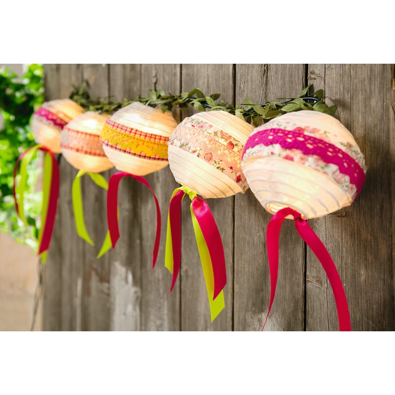 Pack of 10 Lanterns, Lampshades, Paper Lamps, Light Decoration, Decorative