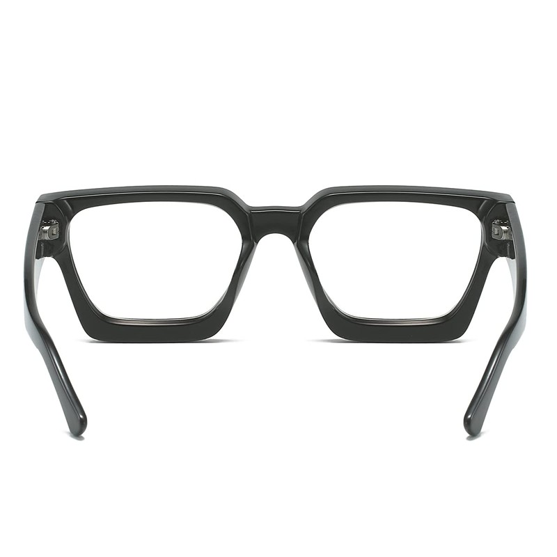 JOVAKIT Fashion Square Blue Light Glasses for Men Women Simple